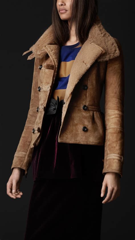 Burberry prorsum shearling jacket